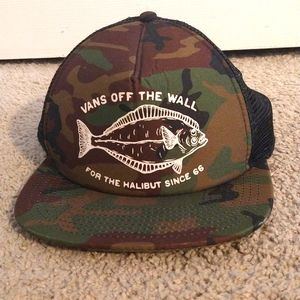 Vans "For the Halibut" Camo Snapback Trucker Hat